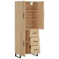 vidaXL Highboard Sonoma-Eiche 69,5x34x180 cm Holzwerkstoff vidaXL Highboard Sonoma-Eiche 69,5x34x180 cm Holzwerkstoff