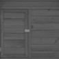 vidaXL Hühnerstall Grau und Weiß 152x96x110 cm Massivholz Tanne vidaXL Hühnerstall Grau und Weiß 152x96x110 cm Massivholz Tanne