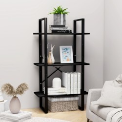 vidaXL Lagerregal Schwarz 60x30x105 cm Holzwerkstoff