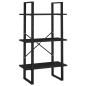 vidaXL Lagerregal Schwarz 60x30x105 cm Holzwerkstoff vidaXL Lagerregal Schwarz 60x30x105 cm Holzwerkstoff