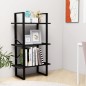 vidaXL Lagerregal Schwarz 60x30x105 cm Holzwerkstoff vidaXL Lagerregal Schwarz 60x30x105 cm Holzwerkstoff