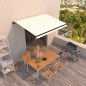 vidaXL Gelenkarmmarkise Einziehbar 350x250 cm Creme vidaXL Gelenkarmmarkise Einziehbar 350x250 cm Creme