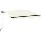 vidaXL Gelenkarmmarkise Einziehbar 350x250 cm Creme vidaXL Gelenkarmmarkise Einziehbar 350x250 cm Creme