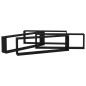 vidaXL Würfelregale 4 Stk. Schwarz 100x15x30 cm Holzwerkstoff vidaXL Würfelregale 4 Stk. Schwarz 100x15x30 cm Holzwerkstoff