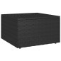 4-tlg. Garten-Lounge-Set mit Kissen Poly Rattan Schwarz 4-tlg. Garten-Lounge-Set mit Kissen Poly Rattan Schwarz