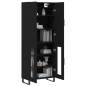 vidaXL Highboard Schwarz 69,5x34x180 cm Holzwerkstoff vidaXL Highboard Schwarz 69,5x34x180 cm Holzwerkstoff