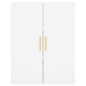 vidaXL Highboard Weiß 69,5x34x180 cm Holzwerkstoff vidaXL Highboard Weiß 69,5x34x180 cm Holzwerkstoff