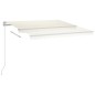 vidaXL Gelenkarmmarkise Einziehbar mit LED 400x350 cm Creme vidaXL Gelenkarmmarkise Einziehbar mit LED 400x350 cm Creme