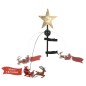 Ambiance Weihnachtsbaum-Stern mit Weihnachtsmann LED Ambiance Weihnachtsbaum-Stern mit Weihnachtsmann LED