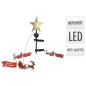 Ambiance Weihnachtsbaum-Stern mit Weihnachtsmann LED Ambiance Weihnachtsbaum-Stern mit Weihnachtsmann LED