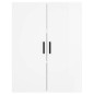 vidaXL Highboard Hochglanz-Weiß 69,5x34x180 cm Holzwerkstoff vidaXL Highboard Hochglanz-Weiß 69,5x34x180 cm Holzwerkstoff