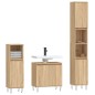 vidaXL 3-tlg. Badmöbel-Set Sonoma-Eiche Holzwerkstoff vidaXL 3-tlg. Badmöbel-Set Sonoma-Eiche Holzwerkstoff