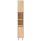 vidaXL 3-tlg. Badmöbel-Set Sonoma-Eiche Holzwerkstoff vidaXL 3-tlg. Badmöbel-Set Sonoma-Eiche Holzwerkstoff