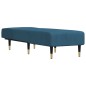 vidaXL Chaiselongue Blau Samt vidaXL Chaiselongue Blau Samt