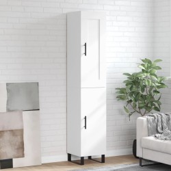 vidaXL Highboard Weiß 34,5x34x180 cm Holzwerkstoff