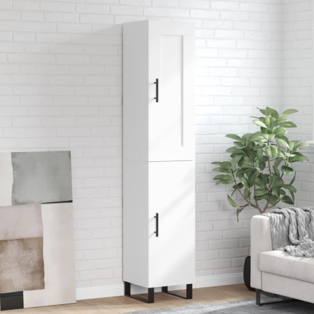 vidaXL Highboard Weiß 34,5x34x180 cm Holzwerkstoff