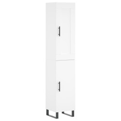 vidaXL Highboard Weiß 34,5x34x180 cm Holzwerkstoff
