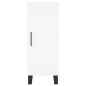 vidaXL Highboard Weiß 34,5x34x180 cm Holzwerkstoff vidaXL Highboard Weiß 34,5x34x180 cm Holzwerkstoff