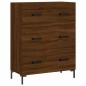 Highboard Braun Eichen-Optik 69,5x34x180 cm Holzwerkstoff Highboard Braun Eichen-Optik 69,5x34x180 cm Holzwerkstoff