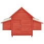 vidaXL Hühnerstall Rot und Weiß 152x96x110 cm Massivholz Tanne vidaXL Hühnerstall Rot und Weiß 152x96x110 cm Massivholz Tanne