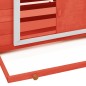 vidaXL Hühnerstall Rot und Weiß 152x96x110 cm Massivholz Tanne vidaXL Hühnerstall Rot und Weiß 152x96x110 cm Massivholz Tanne