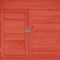 vidaXL Hühnerstall Rot und Weiß 152x96x110 cm Massivholz Tanne vidaXL Hühnerstall Rot und Weiß 152x96x110 cm Massivholz Tanne