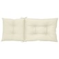 vidaXL Gartenstuhlauflagen für Hochlehner 6Stk. Creme 120x50x7cm Stoff vidaXL Gartenstuhlauflagen für Hochlehner 6Stk. Creme 120x50x7cm Stoff