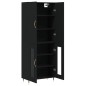 vidaXL Highboard Schwarz 69,5x34x180 cm Holzwerkstoff vidaXL Highboard Schwarz 69,5x34x180 cm Holzwerkstoff