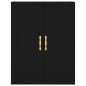 vidaXL Highboard Schwarz 69,5x34x180 cm Holzwerkstoff vidaXL Highboard Schwarz 69,5x34x180 cm Holzwerkstoff