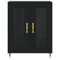 vidaXL Highboard Schwarz 69,5x34x180 cm Holzwerkstoff vidaXL Highboard Schwarz 69,5x34x180 cm Holzwerkstoff