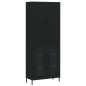 vidaXL Highboard Schwarz 69,5x34x180 cm Holzwerkstoff vidaXL Highboard Schwarz 69,5x34x180 cm Holzwerkstoff