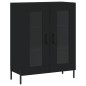 vidaXL Highboard Schwarz 69,5x34x180 cm Holzwerkstoff vidaXL Highboard Schwarz 69,5x34x180 cm Holzwerkstoff
