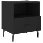 vidaXL Nachttische 2 Stk. Schwarz 40x35x47,5 cm Holzwerkstoff vidaXL Nachttische 2 Stk. Schwarz 40x35x47,5 cm Holzwerkstoff