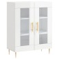 vidaXL Highboard Hochglanz-Weiß 69,5x34x180 cm Holzwerkstoff vidaXL Highboard Hochglanz-Weiß 69,5x34x180 cm Holzwerkstoff