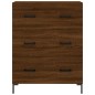Highboard Braun Eichen-Optik 69,5x34x180 cm Holzwerkstoff Highboard Braun Eichen-Optik 69,5x34x180 cm Holzwerkstoff