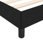 vidaXL Bettgestell Schwarz 140x200 cm Stoff vidaXL Bettgestell Schwarz 140x200 cm Stoff