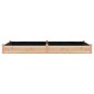 vidaXL Hochbeet mit Einsatz 240x120x25 cm Massivholz Tanne vidaXL Hochbeet mit Einsatz 240x120x25 cm Massivholz Tanne