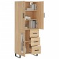 vidaXL Highboard Sonoma-Eiche 69,5x34x180 cm Holzwerkstoff vidaXL Highboard Sonoma-Eiche 69,5x34x180 cm Holzwerkstoff