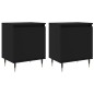 vidaXL Nachttische 2 Stk. Schwarz 40x30x50 cm Holzwerkstoff vidaXL Nachttische 2 Stk. Schwarz 40x30x50 cm Holzwerkstoff