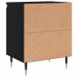vidaXL Nachttische 2 Stk. Schwarz 40x30x50 cm Holzwerkstoff vidaXL Nachttische 2 Stk. Schwarz 40x30x50 cm Holzwerkstoff