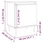 vidaXL Nachttische 2 Stk. Schwarz 40x30x50 cm Holzwerkstoff vidaXL Nachttische 2 Stk. Schwarz 40x30x50 cm Holzwerkstoff