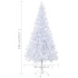 vidaXL Künstlicher Weihnachtsbaum mit Ständer 180 cm 620 Zweige vidaXL Künstlicher Weihnachtsbaum mit Ständer 180 cm 620 Zweige