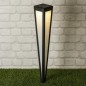 HI LED-Solar-Gartenleuchte 75 cm Schwarz HI LED-Solar-Gartenleuchte 75 cm Schwarz