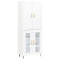 vidaXL Highboard Weiß 69,5x34x180 cm Holzwerkstoff vidaXL Highboard Weiß 69,5x34x180 cm Holzwerkstoff