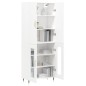 vidaXL Highboard Weiß 69,5x34x180 cm Holzwerkstoff vidaXL Highboard Weiß 69,5x34x180 cm Holzwerkstoff