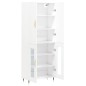 vidaXL Highboard Weiß 69,5x34x180 cm Holzwerkstoff vidaXL Highboard Weiß 69,5x34x180 cm Holzwerkstoff