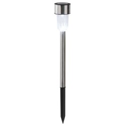HI Gartenleuchte LED Solar 8 Stk. Edelstahl