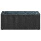 vidaXL 4-tlg. Garten-Lounge-Set Schwarz mit Auflagen Poly Rattan vidaXL 4-tlg. Garten-Lounge-Set Schwarz mit Auflagen Poly Rattan