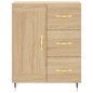 vidaXL Highboard Sonoma-Eiche 69,5x34x180 cm Holzwerkstoff vidaXL Highboard Sonoma-Eiche 69,5x34x180 cm Holzwerkstoff