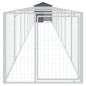 vidaXL Hundehütte mit Dach Anthrazit 117x1017x123 cm Verzinkter Stahl vidaXL Hundehütte mit Dach Anthrazit 117x1017x123 cm Verzinkter Stahl